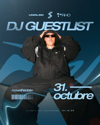 31  DE OCTUBRE | DJ GUESTLIST